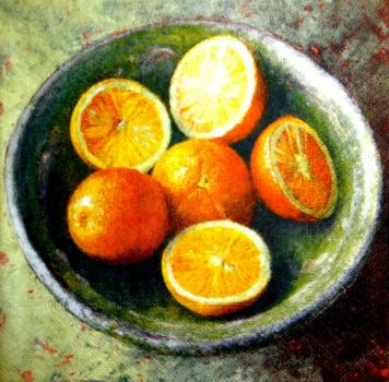 065 Zitronen, Orangen - 3 lagig - Paper Design